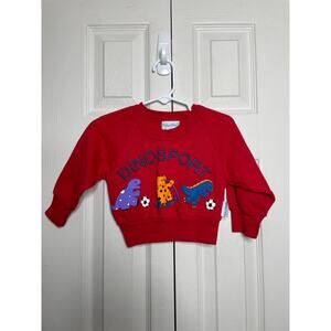 Vintage Fisher- Price Sports Dinosaur Sweatshirt Size 18 Months